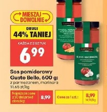 Sos pomidorowy Gusto Bello z parmezanem, marinara
