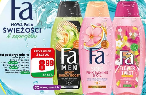 Żel pod prysznic Fa