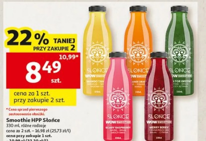 Smoothie HPP Słońce