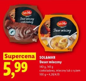 Sol&Mar Deser mleczny