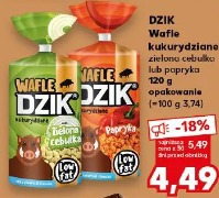 DZIK Wafle kukurydziane zielona cebulka lub papryka