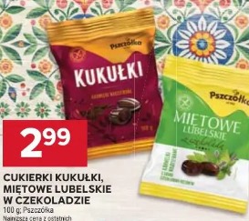 Cukierki Kukułki, Miętowe lubelskie w czekoladzie Pszczółka