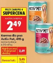 Karma dla psa Activ Pet, 415 g