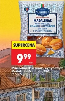 Mini babeczki o smaku cytrynowym Madalenas Gourmês