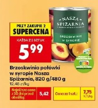 Brzoskwinia połówki w syropie Nasza Spiżarnia