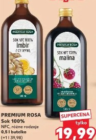 Premium Rosa Sok 100% NFC malina