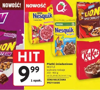 Płatki śniadaniowe Nestlé