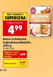 Masa krówkowa kajmakowa Bakello