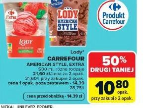 Lody CARREFOUR AMERICAN STYLE, EXTRA