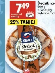 Śledzik na okrągło Seko