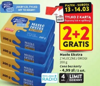 Masło Ekstra Mleczna Drogi