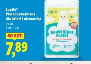 Lupilu Płatki bawełniane dla dzieci i niemowląt
