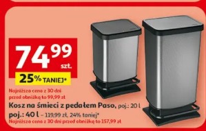 Kosz na śmieci z pedałem Paso