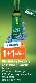 Olej lniany tłoczony na zimno Kujawski