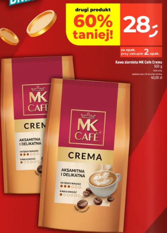 Kawa ziarnista MK Cafe Crema