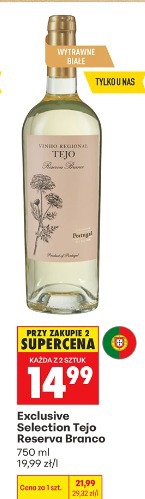 Exclusive Selection Tejo Reserva Branco