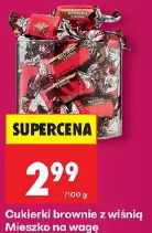 Cukierki brownie z wiśnią Mieszko