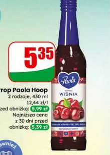 Syrop Paola Hoop wiśnia