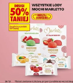 Wszystkie lody mochi Marletto
