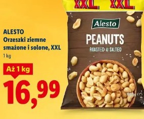 Alesto Orzeszki ziemne smażone i solone, XXL