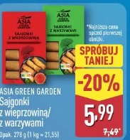 Asia Green Garden Sajgonki z wieprzowiną i warzywami