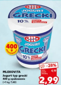 Mlekovita Jogurt typu grecki 10%
