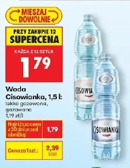 Woda Cisowianka, 1,5 l