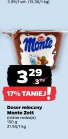 Deser mleczny Monte Zott