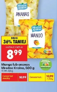 Mango lub ananas Mrożona Kraina
