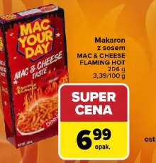 Makaron z sosem MAC & CHEESE FLAMING HOT