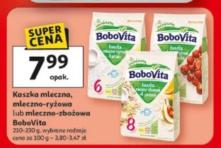 Kaszka mleczna, mleczno-ryżowa lub mleczno-zbożowa BoboVita