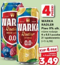 Warka Radler cytryna piwo 0.0%