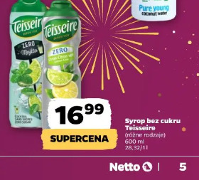 Teisseire syrop bez cukru