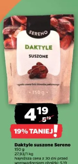 Daktyle suszone Sereno