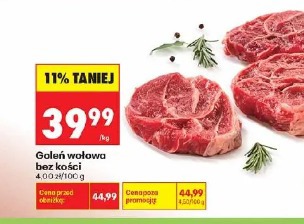 Goleń wołowa bez kości