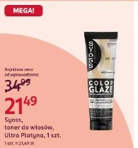 Syoss, toner do włosów, Ultra Platyna, 1 szt.