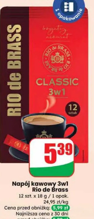 Napój kawowy 3w1 Rio de Brass