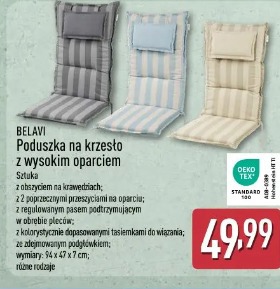 Belavi Poduszka na krzesło z wysokim oparciem