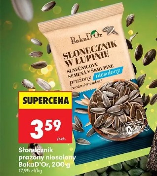 Słonecznik prażony niesolony BakaD'Or