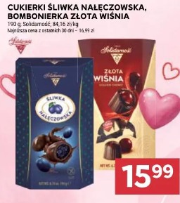 Cukierki Śliwka Nałęczowska, Bombonierka Złota Wiśnia Solidarność