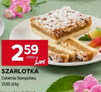 Szarlotka Cukiernia Staropolska