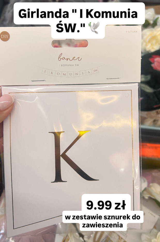 Girlanda I Komunia Św.