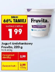 Jogurt śmietankowy Fruvita