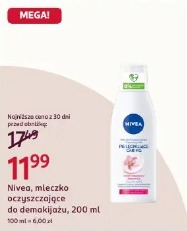 Nivea, mleczko oczyszczające do demakijażu