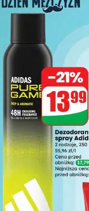Adidas Pure Game dezodorant spray