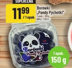 Borówki "Pandy Pychotki"