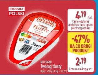 Milsani Twaróg tłusty