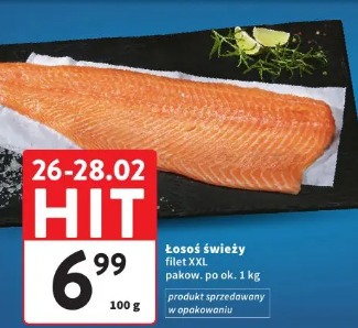 Łosoś świeży filet XXL