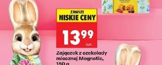 Zajączek z czekolady mlecznej Magnetic