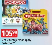 Gra Operacja/Monopoly Pokémon